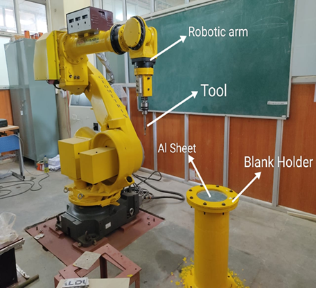 Robot Assisted Incremental Sheet Forming process